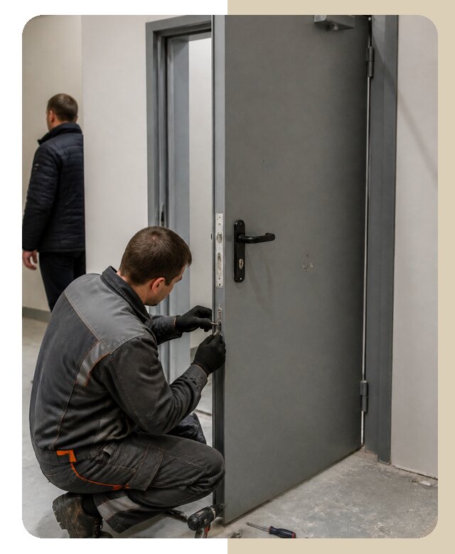 Ремонт противопожарной двери в Северодвинске по цене 6579 р. | ДвериЛегко-Свр