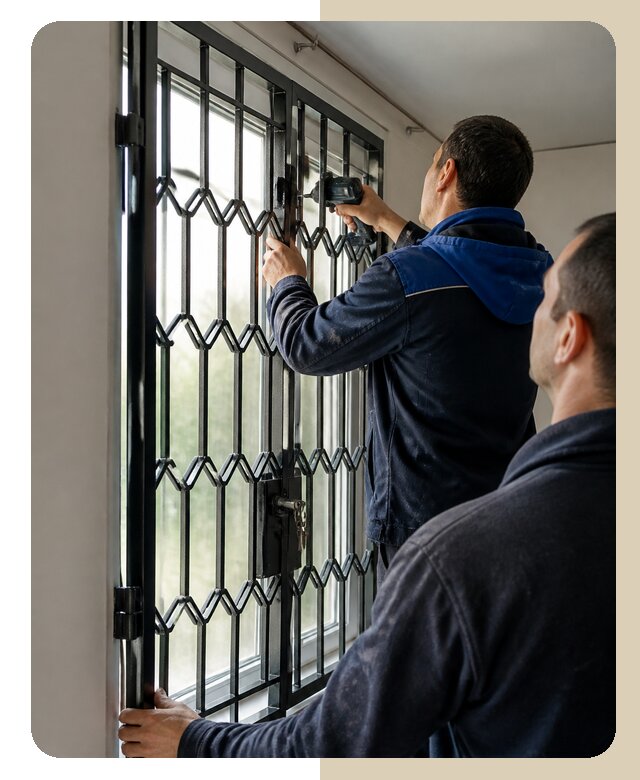 Установка распашных решеток в Северодвинске цена от 6579 р. | ДвериЛегко-Свр