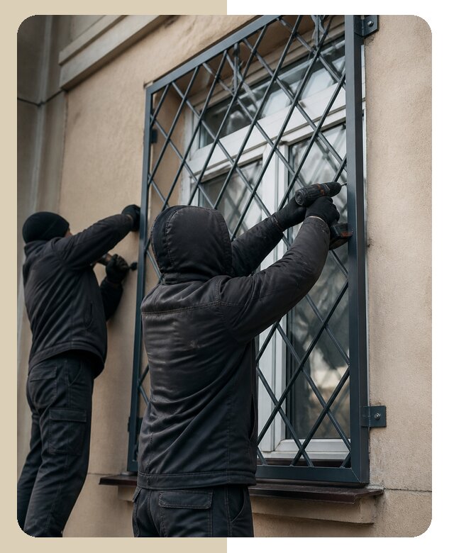 Установка антивандальных решеток на окна в Северодвинске